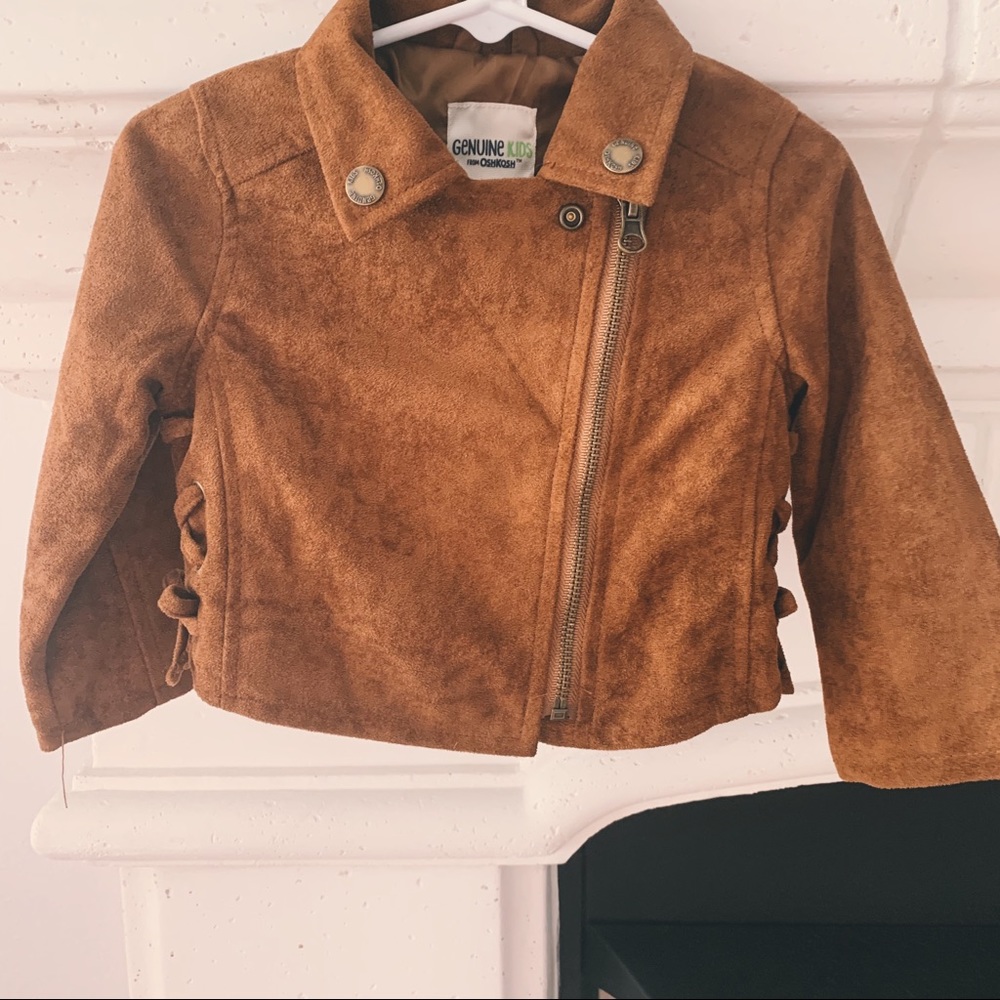 Sold! Faux Suede Moto Jacket